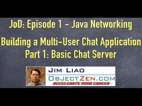 Jod Ep1 Building A Multi User Chat Application In Java Part 1