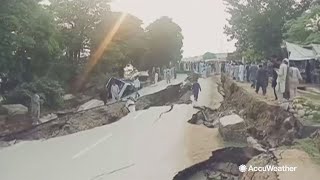 Pakistan earthquake damage, aftermath