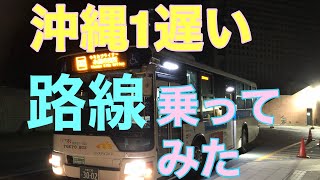 最終便が沖縄で1番遅い路線バスに乗ってみた。