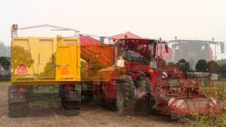 Loonbedrijf Jan Bos Aardappeloogst 2012 met Grimme Varitron