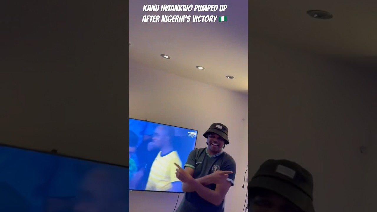 Kanu Nwankwo Dances To Celebrate Super Eagles Win 🇳🇬 #football #shorts ...