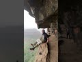 The breathtaking Harihar fort #hariharfort #sahyadrimountains #maharashtra #nashik #trekking #trek