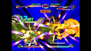 MvC2: Jin Unblockable Blodia Punch Combo by MagusOld