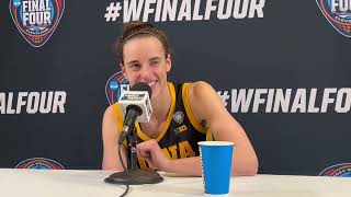 Caitlin Clark thankful in final press conference as an Iowa Hawkeye after NCAA c