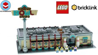 LEGO 910013 Retro Bowling Alley - LEGO Speed Build Review - Bricklink Designer Program