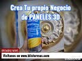 paneles 3d en abs