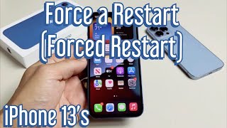 iPhone 13's: How to Force a Restart (Forced Restart)