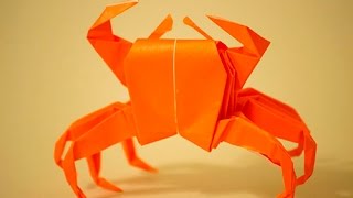 【折り紙 作り方】カニ 1 ~立体/魚~｜3D Paper Crab 1 /DIY-Tutorial