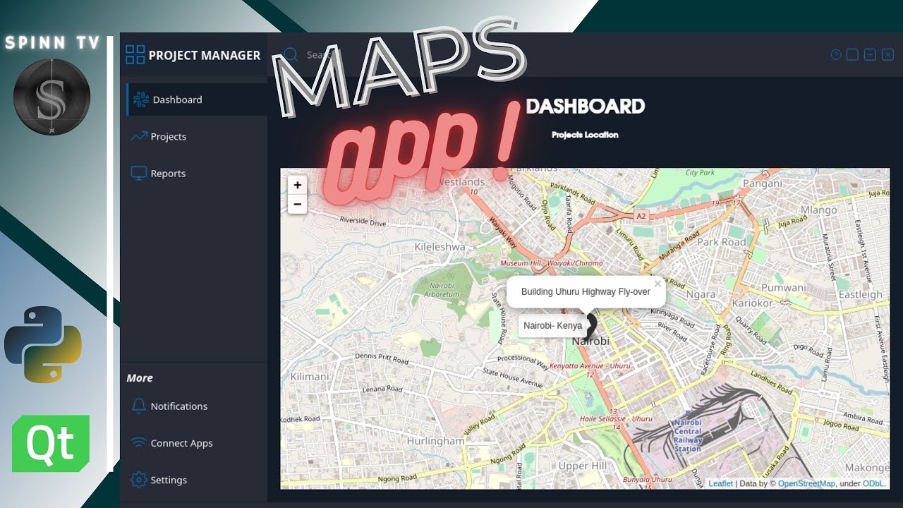 Python Maps Qt Pyqt Pyside Using Folium Or Google Maps Source Code