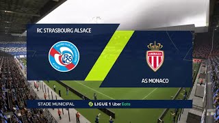 FIFA 22 STRASBOURG VS AS MONACO LIGUE 1 PREDICTION