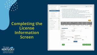 Adding or Updating License Information