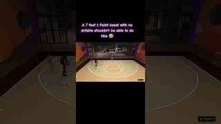 No Way A 7'1 Paint Beast Can Do This #nba2k25 #ps5share #2kcontent #shorts #paintbeast #tiktokvideo