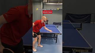 Amazing Ace serves #pingpong #tabletennis