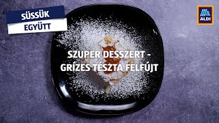 Szuper desszert: grízes tészta felfújt