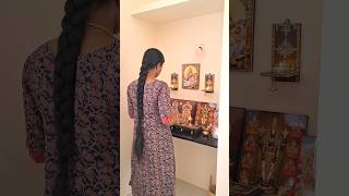 Minivlog#391||Pooja room makeover||6July|| #shorts #Pooja #decoration #home #vlog #diml #tamil