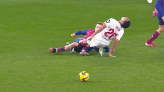 Fermin López Red Card vs Sevilla, Sevilla vs Barcelona Highlights, LaLiga 2025