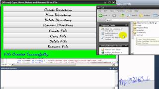 {Vb.net}Create, Move, Copy, Rename File/Folder (Directory) Detailed Tutorial