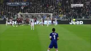 هدف يوفنتوس على ميلان - اندريا بيرلو .. goal juventus vs milan - Andrea Pirlo - full hd
