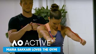 Maria Sakkari Speaks of How Her Love for the Gym has Transformed Her Tennis | AO Active