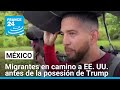 México: nueva caravana migrante busca llegar a EE. UU. antes de la posesión de Trump