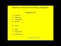 8 parts of speech video lesson