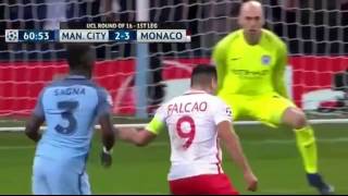 Falcao Garcia - Doblete En Champions League - Monaco vs Manchester City - Falcao is back