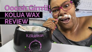 KoluaWax Hair Removal Wax Warmer Review!