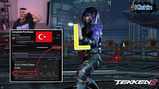 LowTierGod Gifts Himself Twitch Subs then Gets DESTROYED in TEKKEN