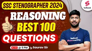 SSC Stenographer 2024 Reasoning Classes | SSC STENO Reasoning PYQs Part 1 | By Saurav Sir