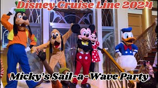 ディズニークルーズライン　マジック号2024 Mickey’s Sail-a-Wave Party