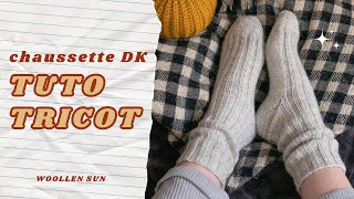 ✶ Tricoter des Chaussettes pour l'Automne/Hiver // Tutoriel Pas à Pas Gratuit Adapté aux Débutants ✶