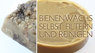 Bienenwachs selbst filtern und reinigen - Anleitung - Talu.de