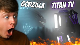 GODZILLA vs TITAN TV MAN the BATTLE! (Reaction)