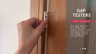 How to check fire door gaps