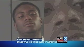 Quadruple shooting suspect arrested