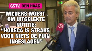 Geert Wilders WOEST over notitie: \