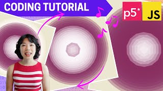 p5.js Coding Tutorial | Musical Onion 🧅