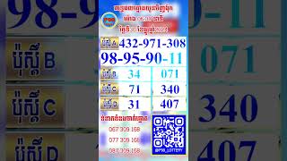 លទ្ធផលឆ្នោតយួន ម៉ោង6:30នាទី #homelottery #minhngoc #thinhnam #p99lottery #khmerlottery #shorts