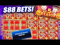 I WENT CRAZY ON 5 TREASURES SLOT MACHINE AT $88 MAX BET LEADS TO A INSANE WIN