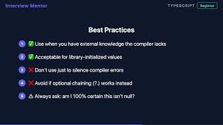TypeScript Non-Null Assertion Operator (!) Explained