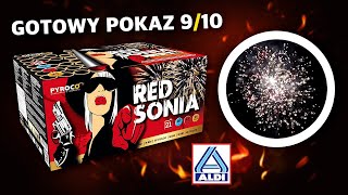 Fajerwerki z Aldi Red Sonia! Pyroco, są efekty premium, jest mega! Piękny pokaz!