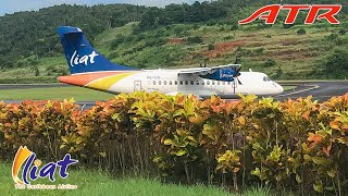 Liat | ATR 42-600 Action | Planespotting Dominica Douglas Charles Airport | Ft. @dominicaspotter