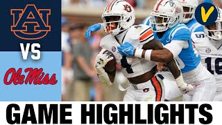 Auburn vs #9 Ole Miss | 2022 College Football Highlights