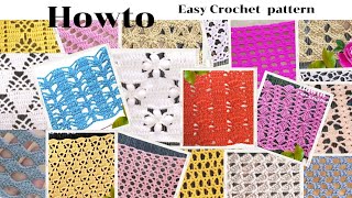 Tutorial simple \u0026 beautiful crochet pattern for beginners สอนถักโครเชต์ ง่ายๆ 21 P.| step by step