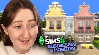 Building a BOOK CAFE with The Sims 4: Businesses & Hobbies! (Streamed 3/2/25)