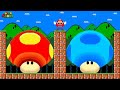 Can Mario Beat the Ultimate Mega Mushroom FIRE and ICE in New Super Mario Bros.? | Game Animation