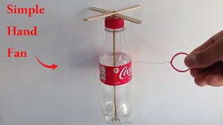 How to make a simple fan from a plastic bottle