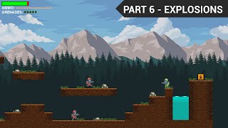 PyGame Scrolling Shooter Game Beginner Tutorial in Python - PART 6 | Explosions