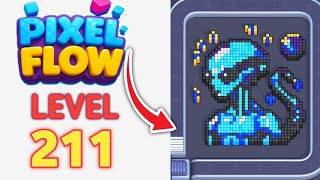Pixel Flow Level 211 Walkthrough