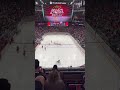 Angry devils fans throw beer at ice